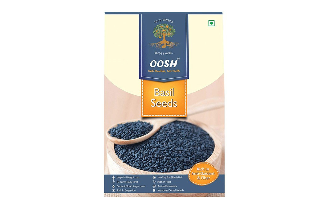 Oosh Basil Seeds Box 299 grams Reviews Nutrition Ingredients